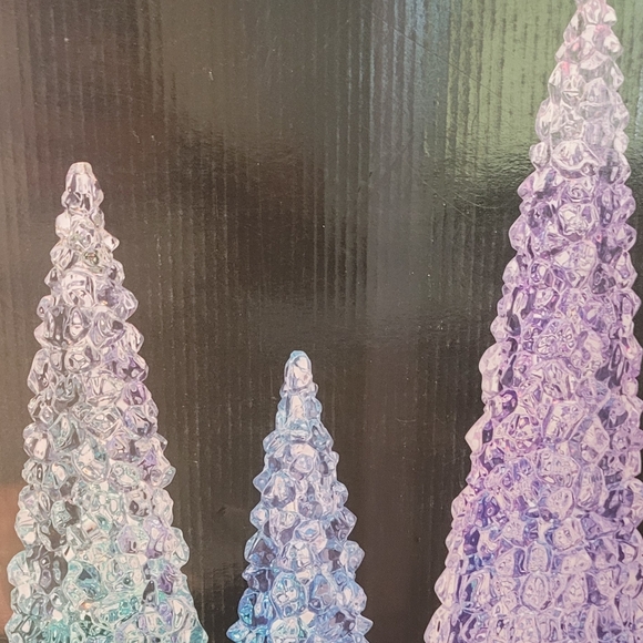 Colorful Glass Tree Decor Set - Picture 2 of 3